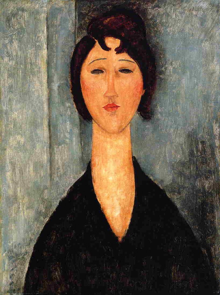 Portrait of a Young Woman III by Amedeo  Modigliani