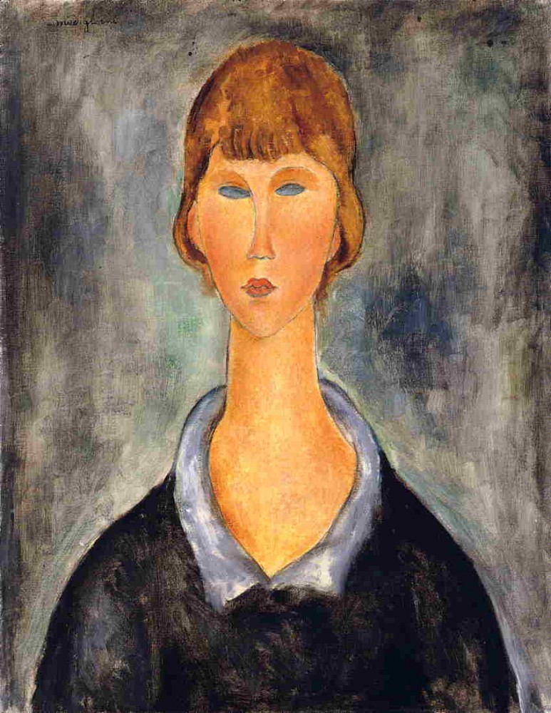 Portrait of a Young Woman by Amedeo  Modigliani