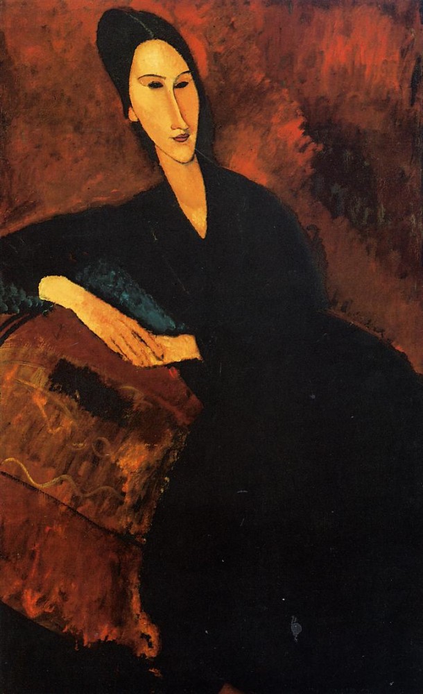 Portrait of Anna Zborowska by Amedeo  Modigliani