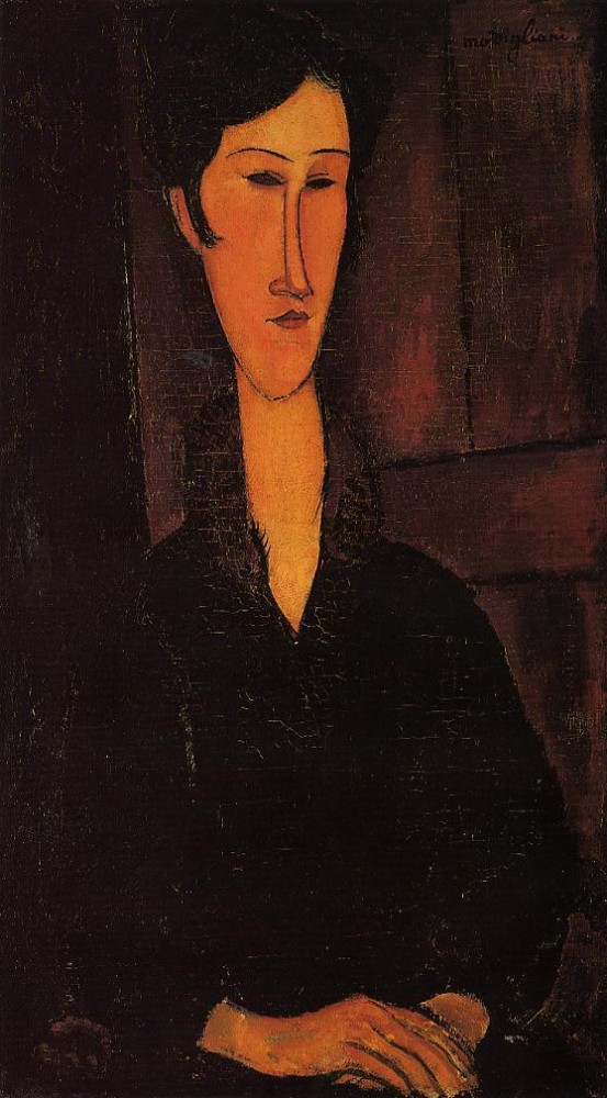 Portrait of Madame Zborowska by Amedeo  Modigliani