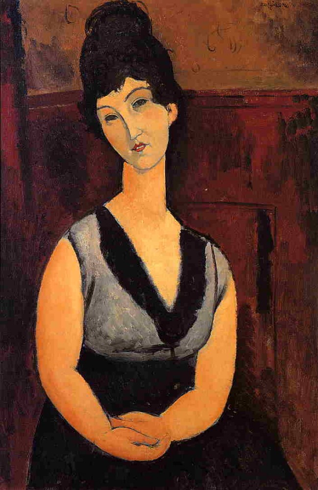 The Beautiful Confectioner by Amedeo  Modigliani