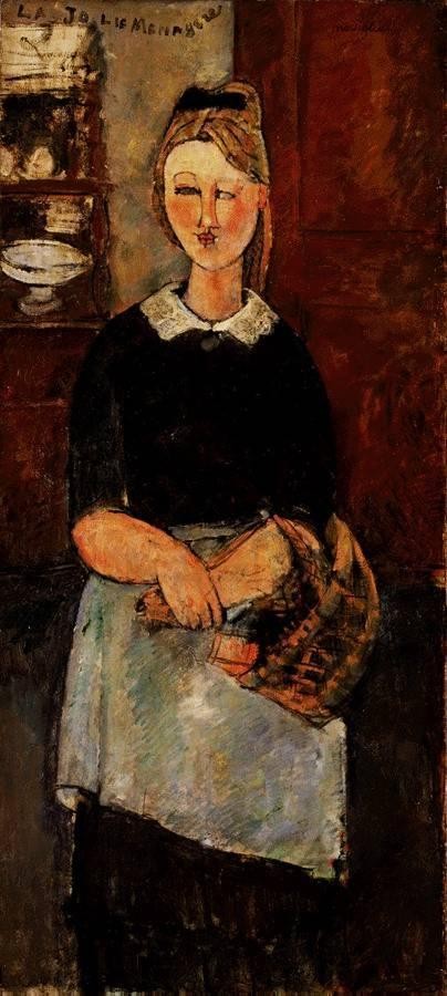 The Pretty Housewife by Amedeo  Modigliani