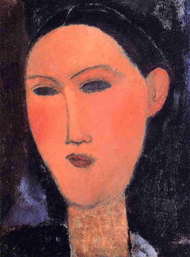 Woman's Head II by Amedeo  Modigliani
