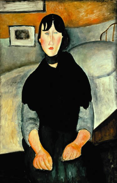 Young Woman of the People by Amedeo  Modigliani