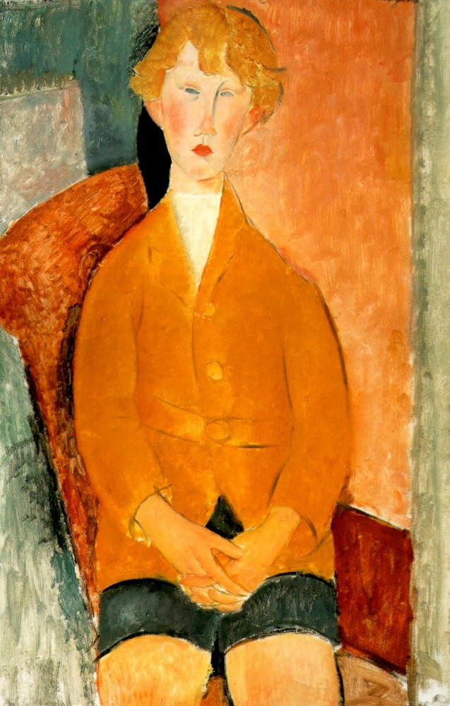 Boy in Short Pants by Amedeo  Modigliani