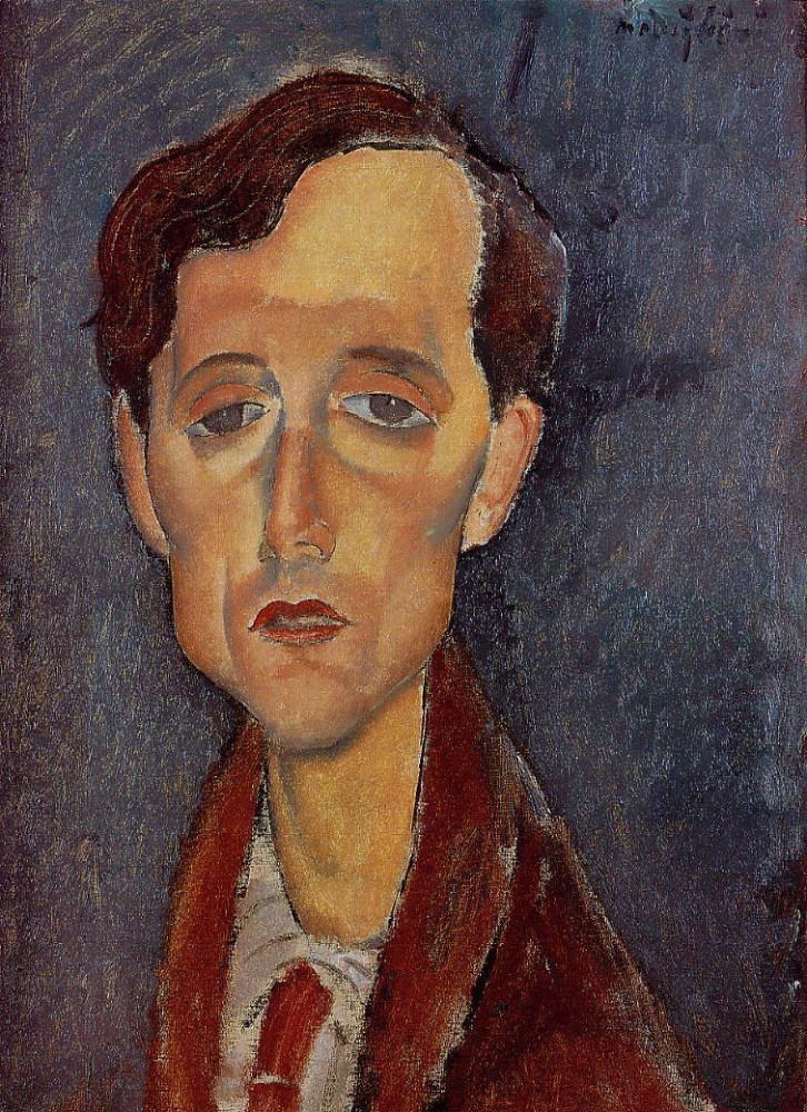 Frans Hellens by Amedeo  Modigliani