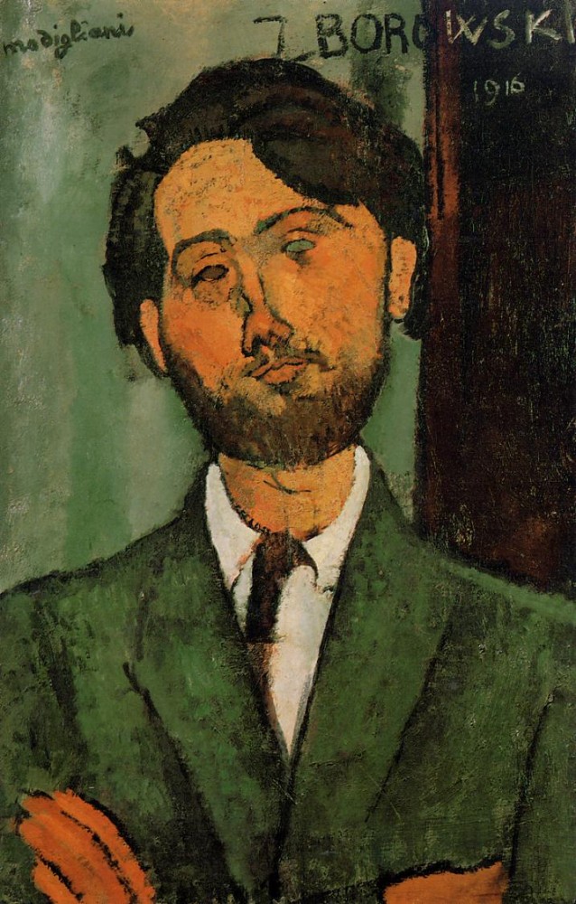 Leopold Zborowski by Amedeo  Modigliani
