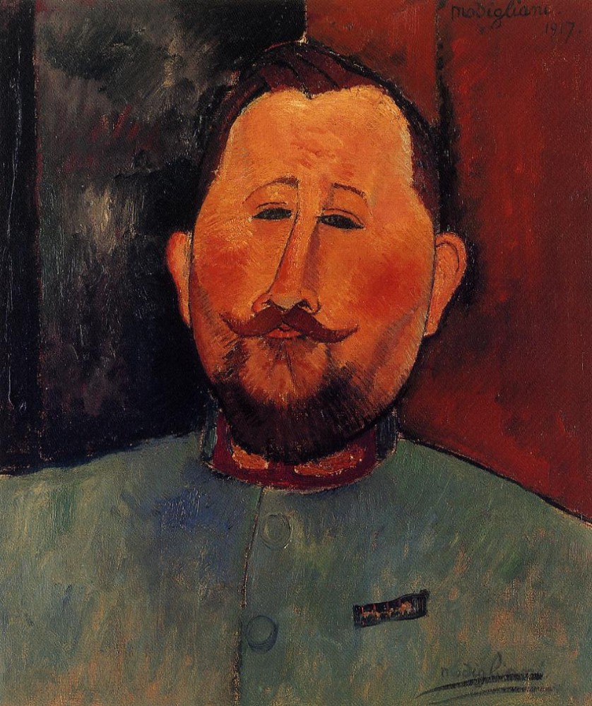 Portrait of Doctor Devaraigne by Amedeo  Modigliani