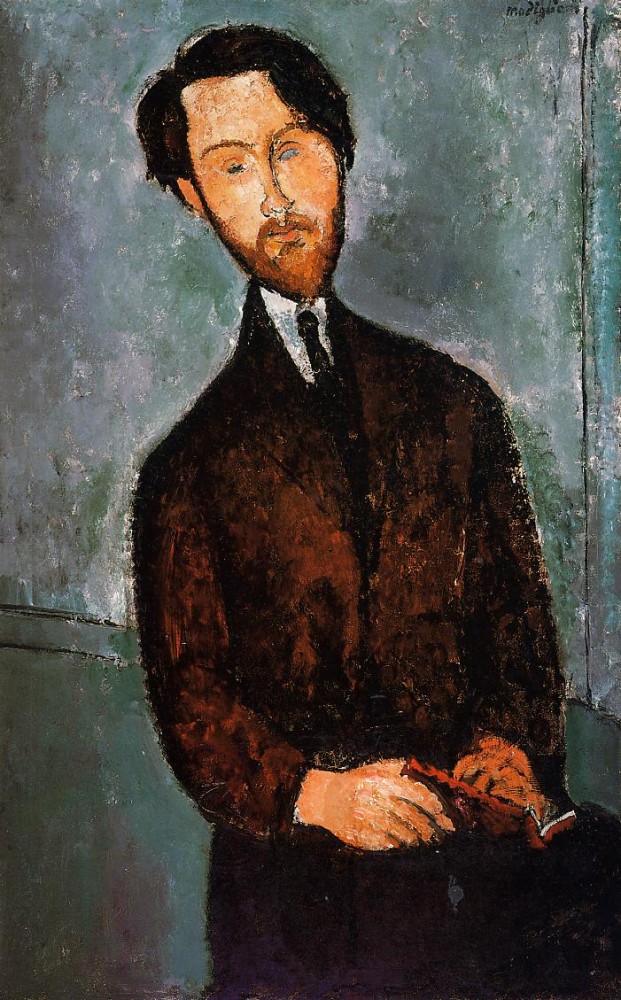 Portrait of Leopold Zborowski III by Amedeo  Modigliani