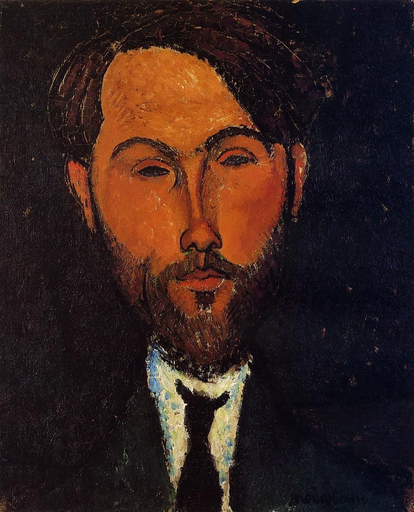 Portrait of Leopold Zborowski by Amedeo  Modigliani