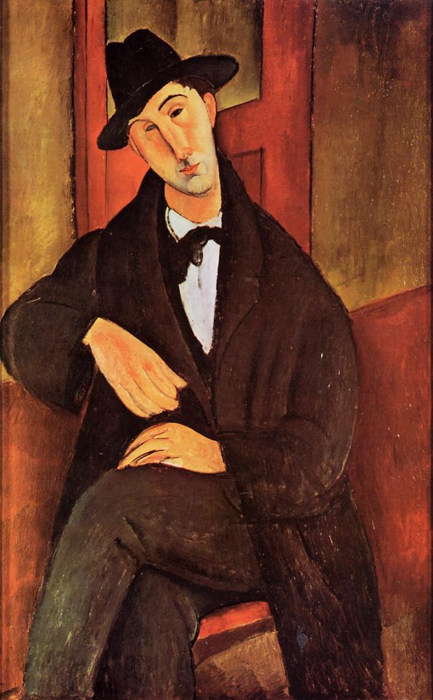 Portrait of Mario Varvogli by Amedeo  Modigliani