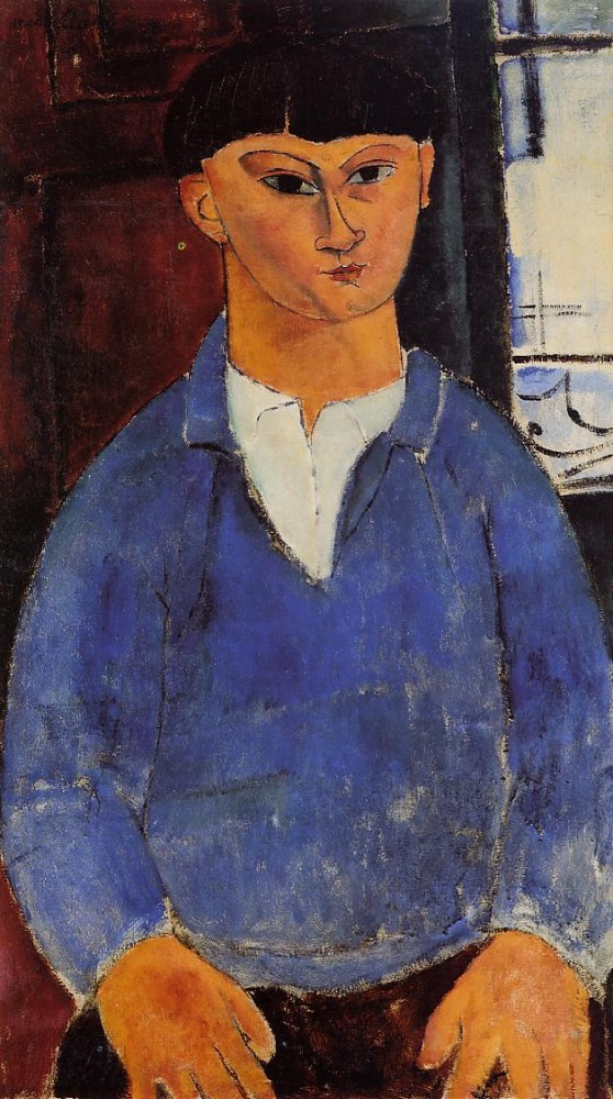 Portrait of Moise Kisling by Amedeo  Modigliani