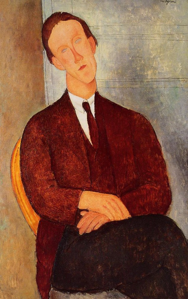 Portrait of Morgan Russell by Amedeo  Modigliani