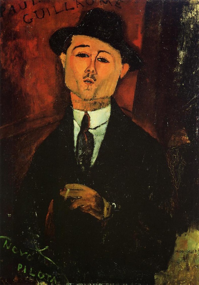 Portrait of Paul Guillaume, Novo Pilota by Amedeo  Modigliani
