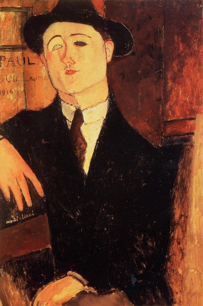 Portrait of Paul Guillaume by Amedeo  Modigliani