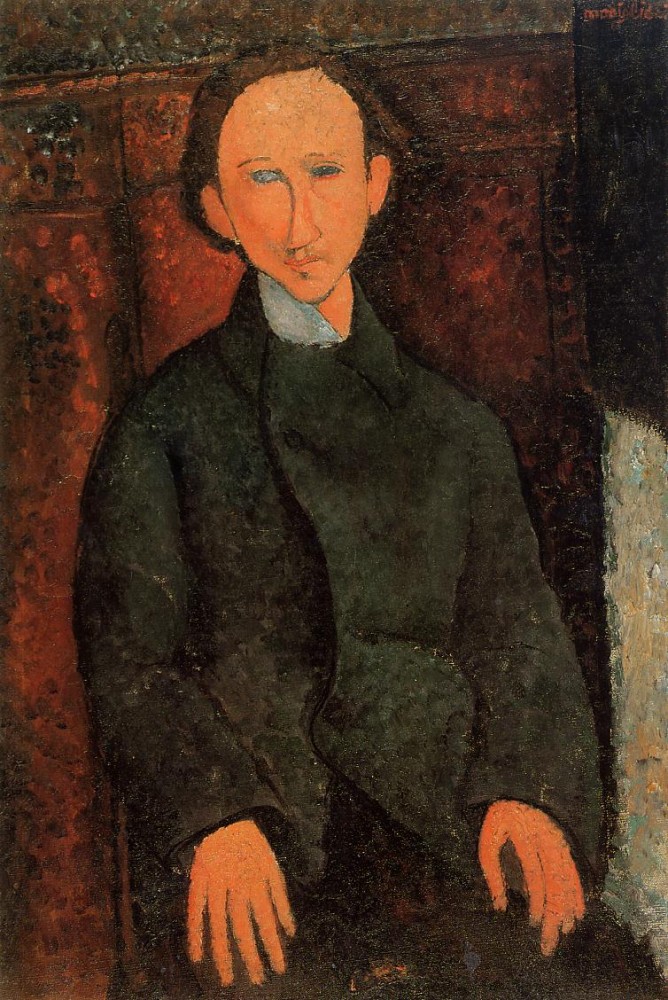 Portrait of Pinchus Kremenge by Amedeo  Modigliani