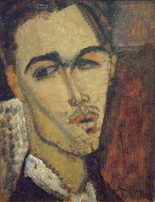 Portrait of the Painter Celso Lagar by Amedeo  Modigliani