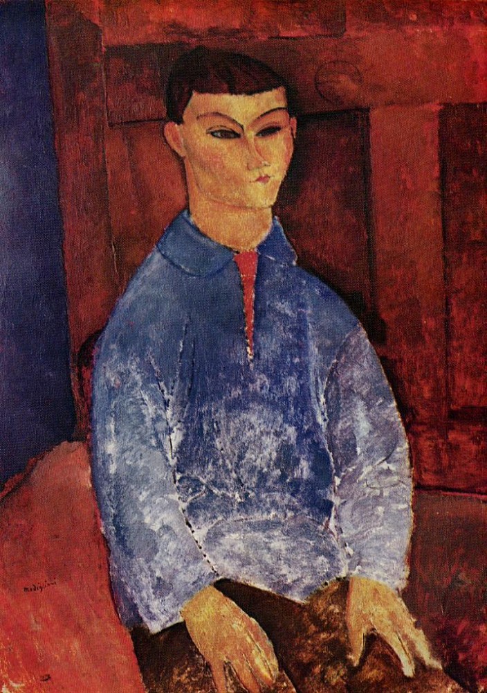 Portrait of the Painter Moise Kisling by Amedeo  Modigliani