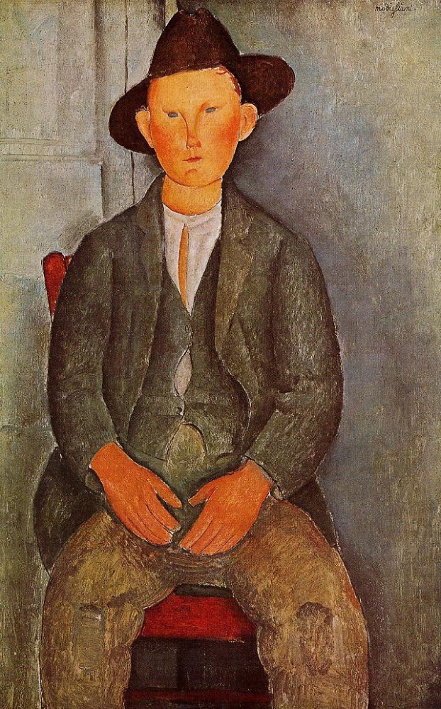 The Little Peasant by Amedeo  Modigliani