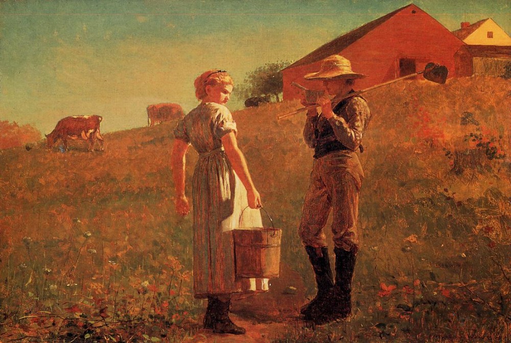 A Temperance Meeting by Winslow Homer