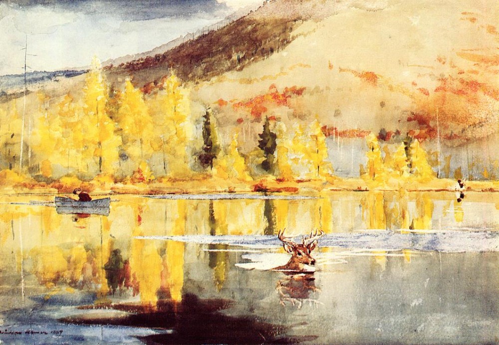 An October Day by Winslow Homer