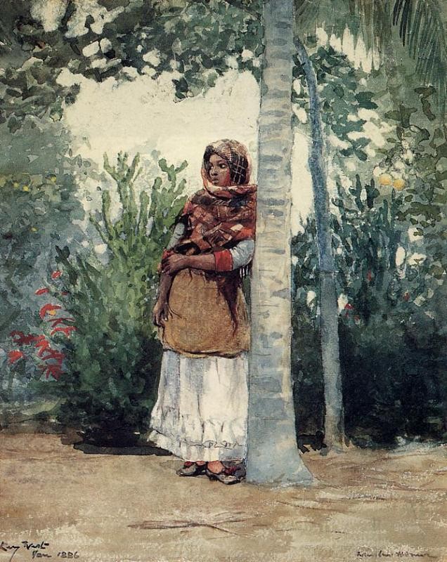 Under a Palm Tree by Winslow Homer