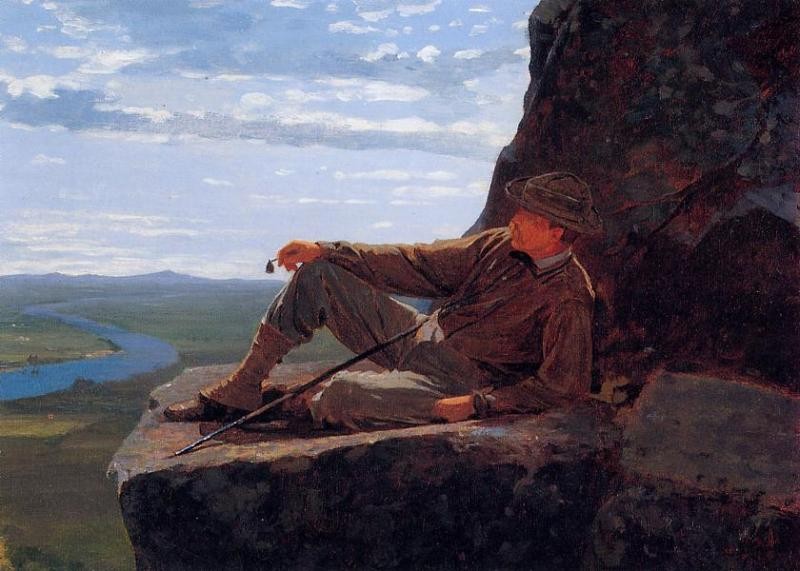 Mountain Climber Resting by Winslow Homer