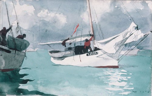 Fishing Boats Key West by Winslow Homer