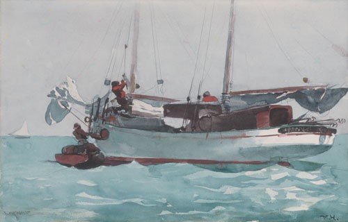 Taking On Wet Provisions by Winslow Homer