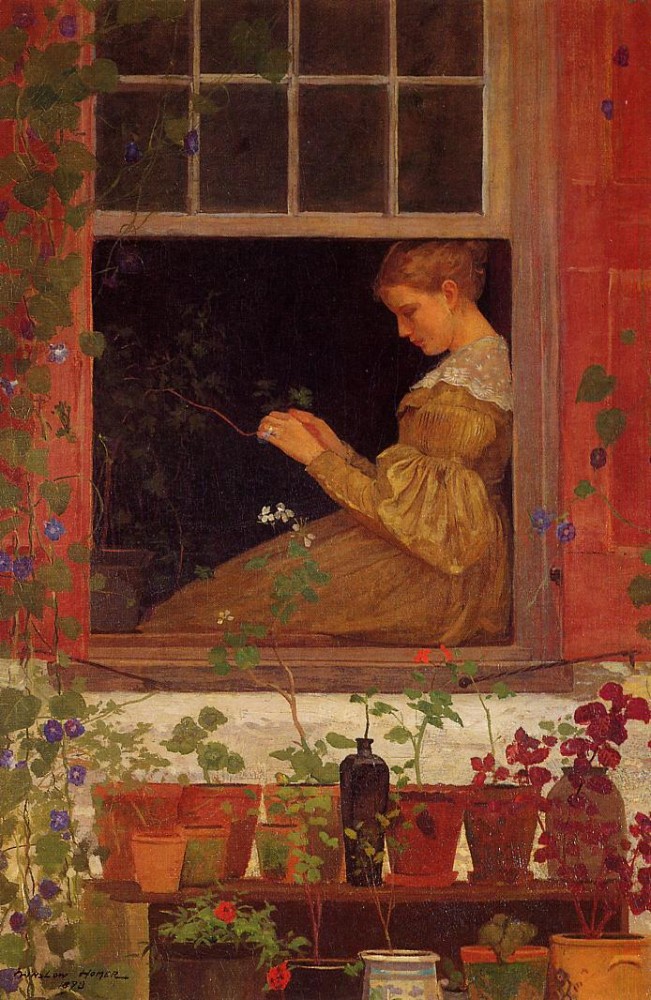 Morning Glories by Winslow Homer