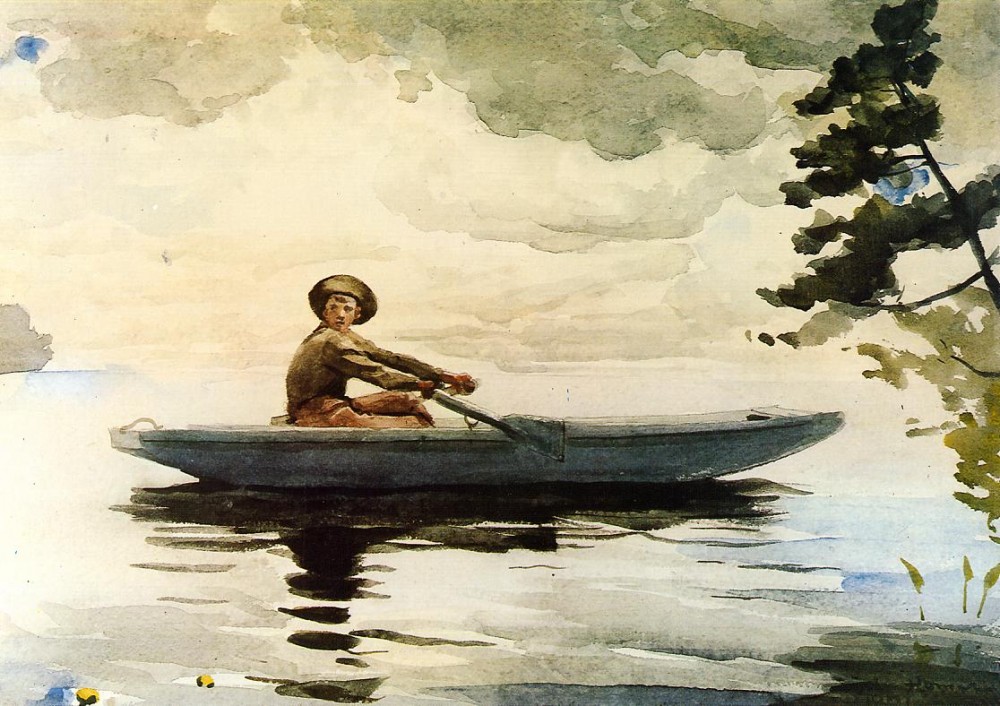 The Boatsman by Winslow Homer