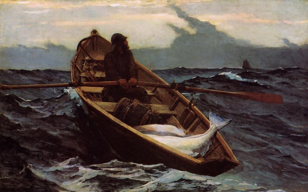The Fog Warning by Winslow Homer