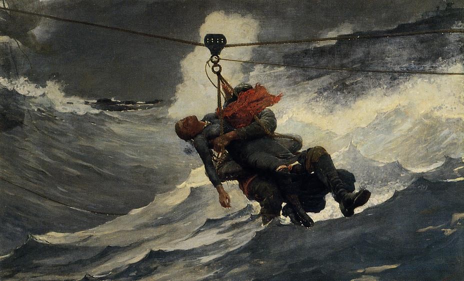 The Life Line by Winslow Homer