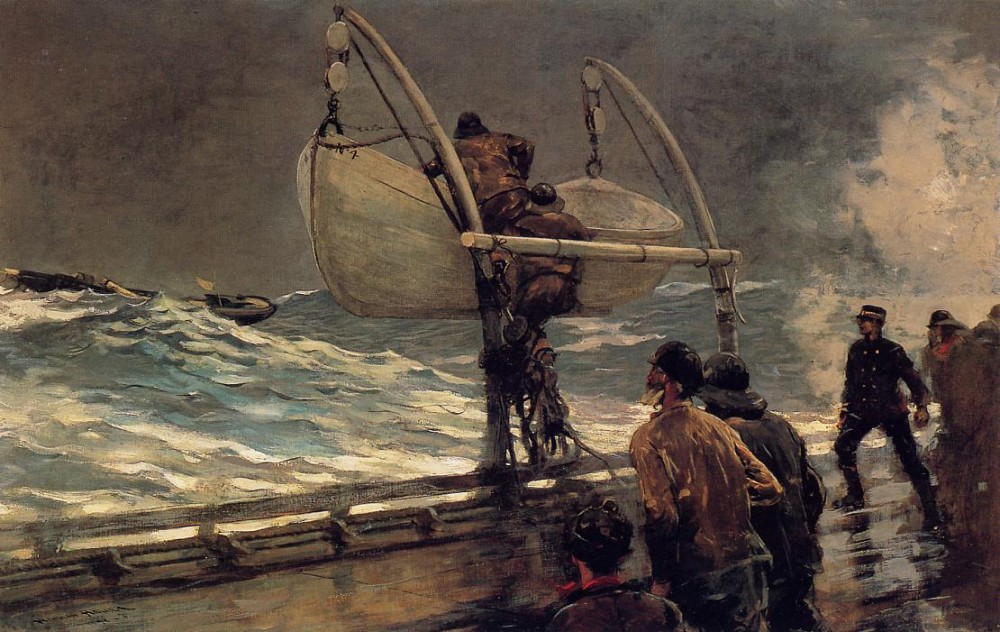 The Signal of Distress by Winslow Homer