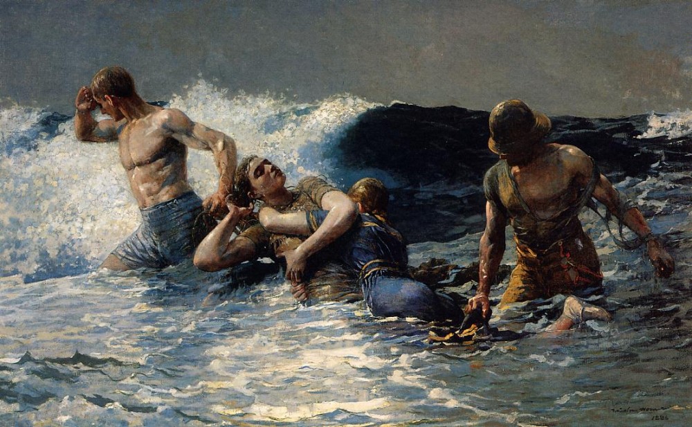 Undertow by Winslow Homer