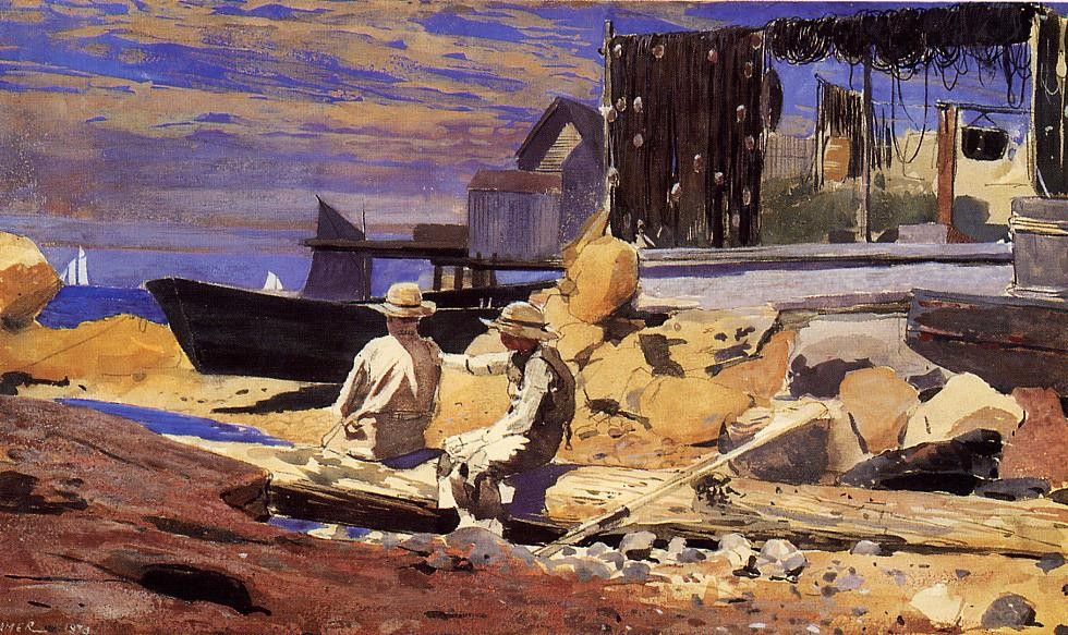 Waiting for the Boats by Winslow Homer