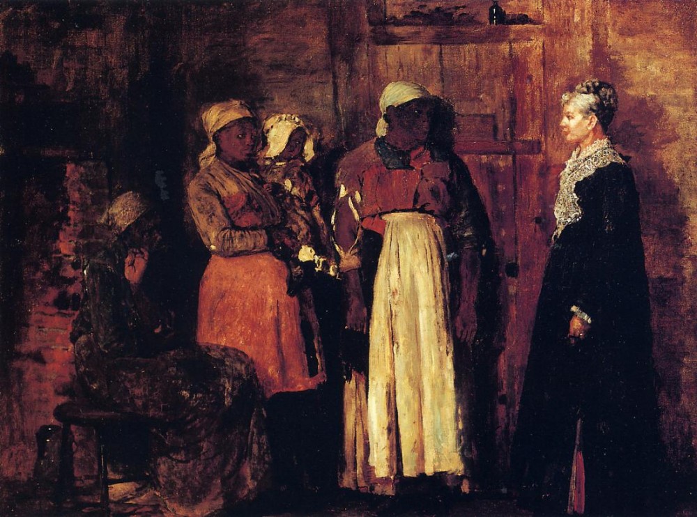 A Visit from the Old Mistress by Winslow Homer