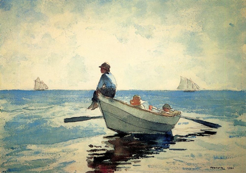 Boys in a Dory 2 by Winslow Homer