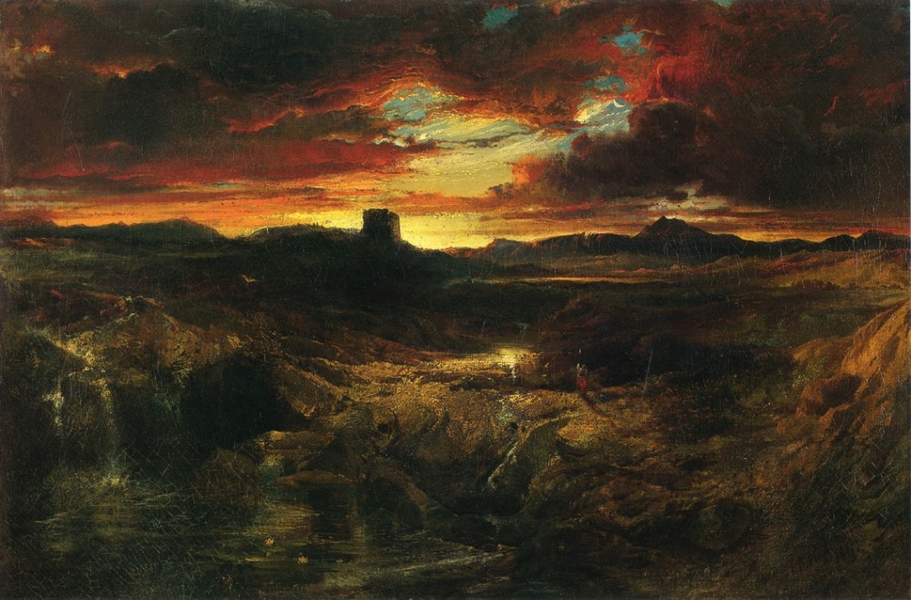 Childe Roland To The Dark Tower Came by Thomas Moran