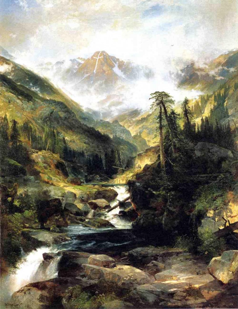 Mountain Of The Holy Cross by Thomas Moran