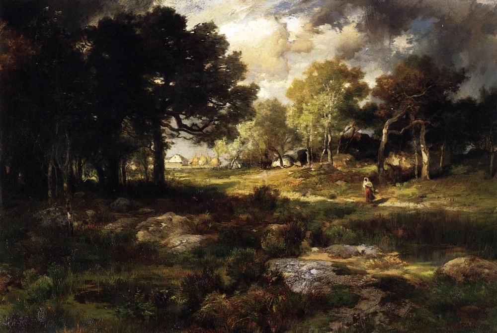 Romantic Landscape by Thomas Moran