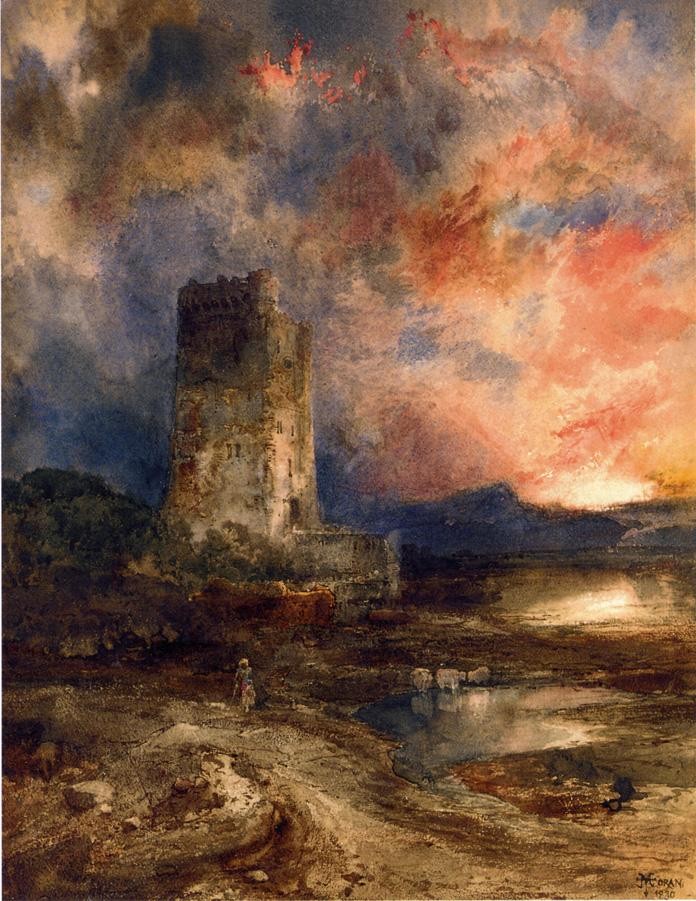 Sunset On The Moor by Thomas Moran