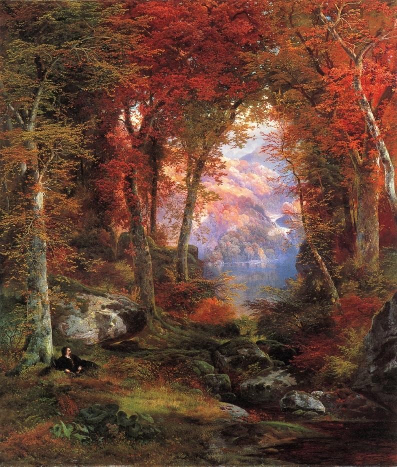 The Autumnal Woods by Thomas Moran