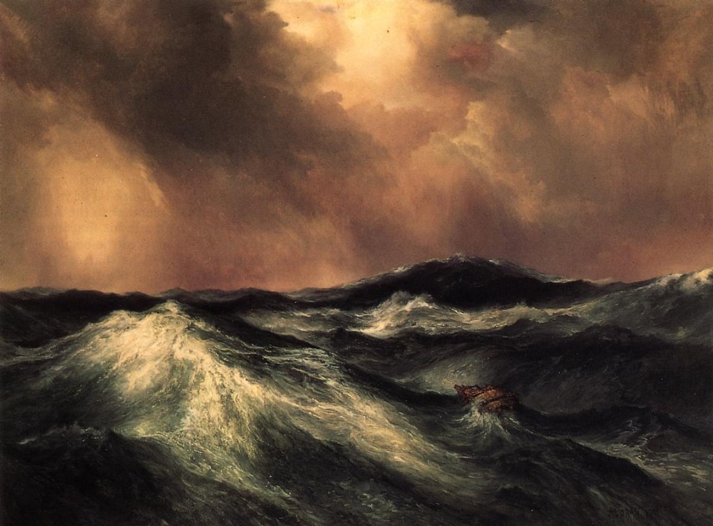 The Angry Sea by Thomas Moran