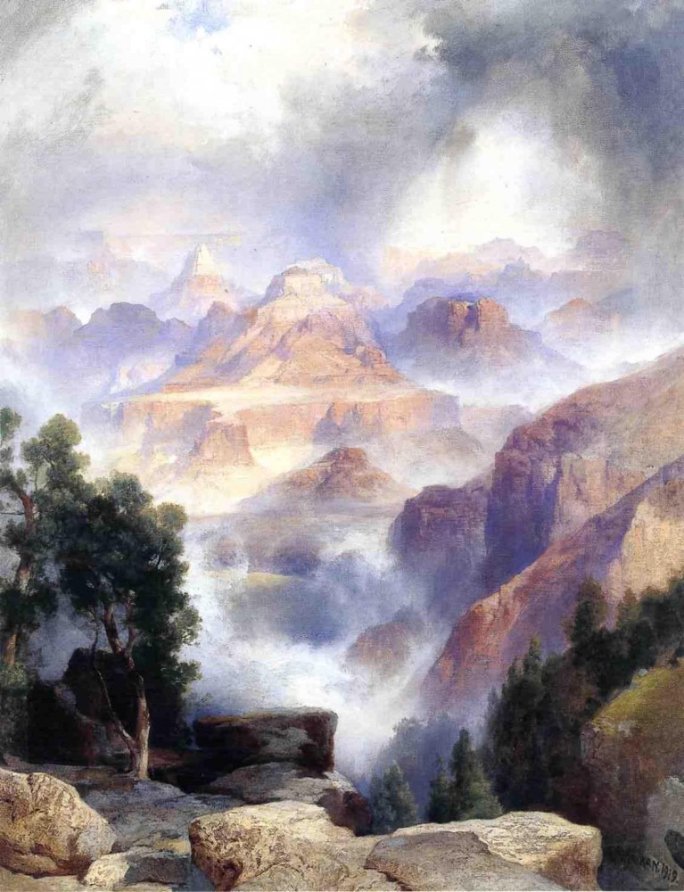 A Showery Day, Grand Canyon by Thomas Moran