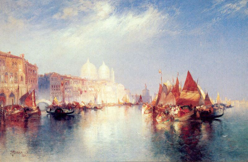 The Grand Canal by Thomas Moran