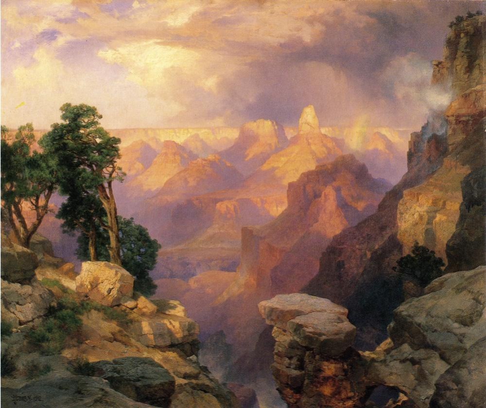 Grand Canyon With Rainbows by Thomas Moran