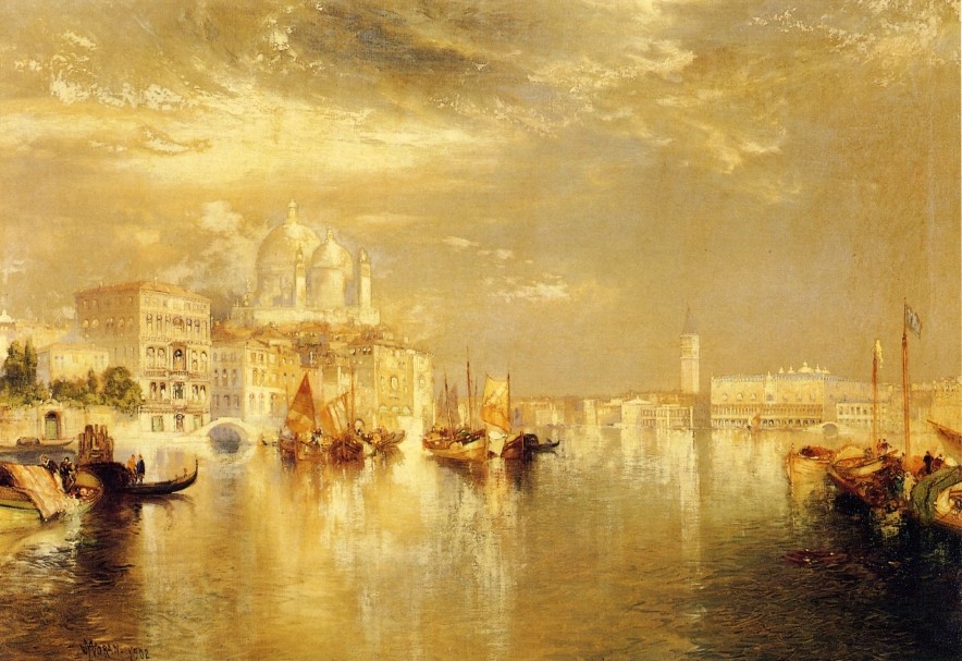 Venetian Scene by Thomas Moran