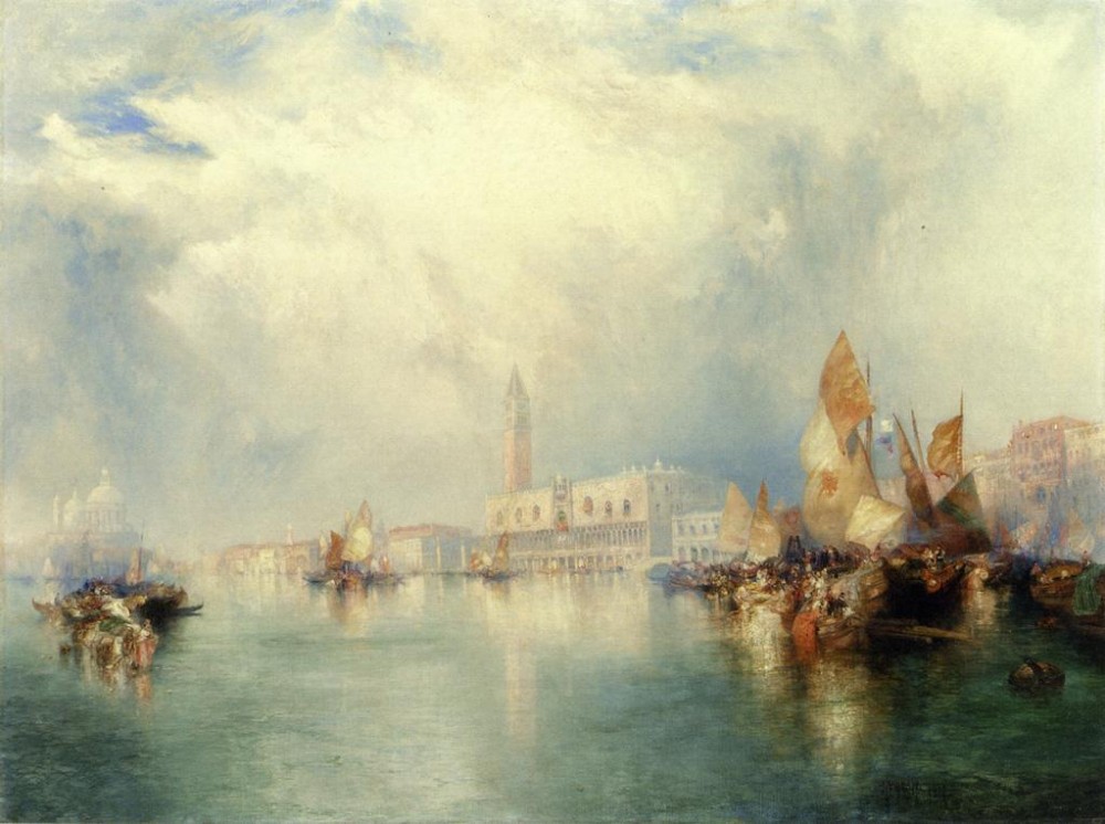 Venice - Grand Canal by Thomas Moran