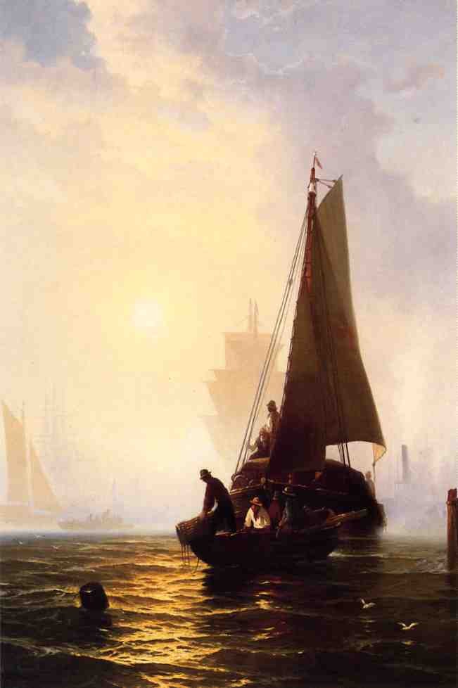 Bringing in the Catch by Thomas Moran